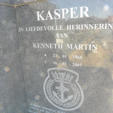 KASPER Kenneth Martin 1968-2007