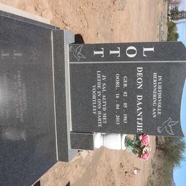 LOTT Deon Daantjie 1963-2013