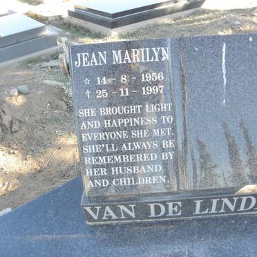 LINDE Jean Marilyn, van de 1956-1997