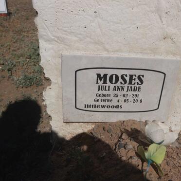 MOSES Juli Ann Jade 201?-20?8