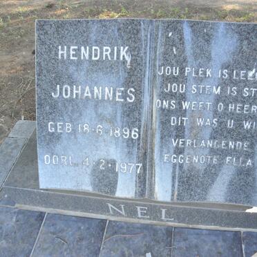 NEL Hendrik Johannes 1896-1977