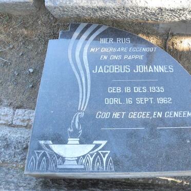 VISSER Jacobus Johannes 1935-1962