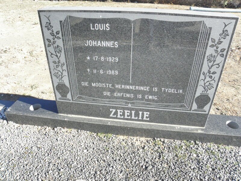 ZEELIE Louis Johannes 1929-1989