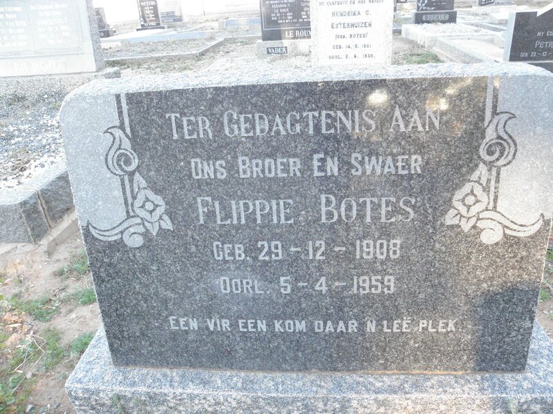 BOTES Flippie 1908-1959