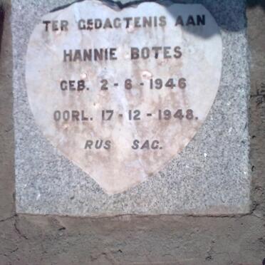 BOTES Hannie 1946-1948