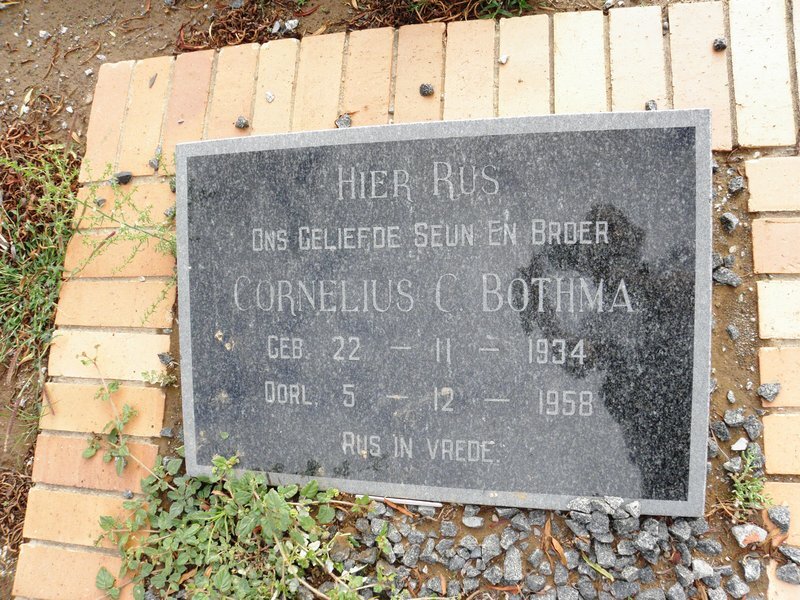 BOTHA Cornelius C. 1934-1958