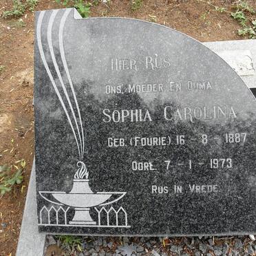 BARNARD Sophia Carolina nee FOURIE 1887-1973