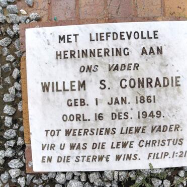 CONRADIE Willem S. 1861-1949