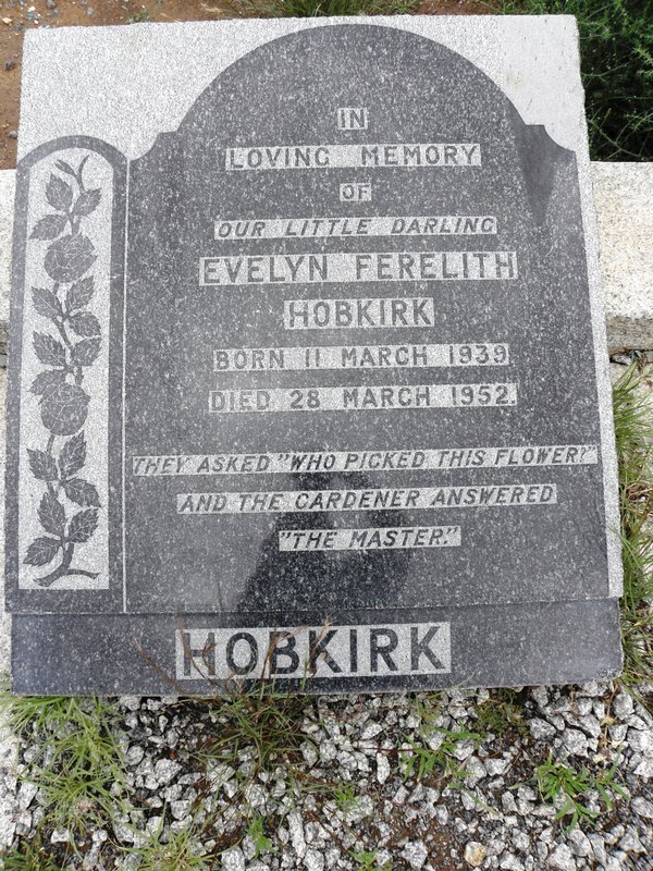 HOBKIRK Evelyn Ferelith 1939-1952
