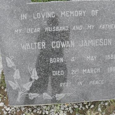 JAMIESON Walter Cowan 1881-1961