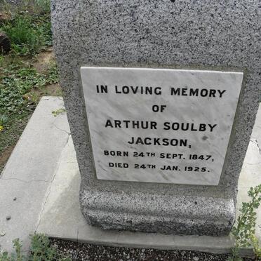 JACKSON Arthur Soulby 1847-1925