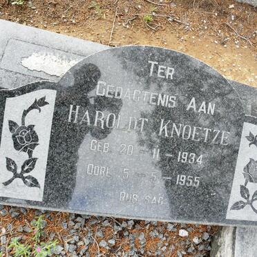 KNOETZE Haroldt 1934-1955