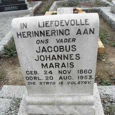 MARAIS Jacobus Johannes 1860-1953