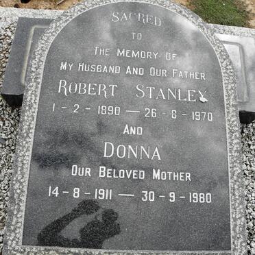 STANLEY Robert 1890-1970 &amp; Donna 1911-1980