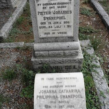 SWANEPOEL Pieter Johannes 1856-1936 &amp; Johanna Catharina Philippina BOTES 1856-1946