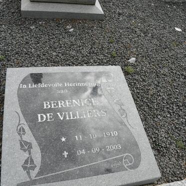 VILLIERS Berenice, de 1910-2003