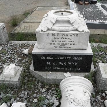 WYK M.J., van 1876-1954 &amp; S.M.E. EYBERS 1875-1933
