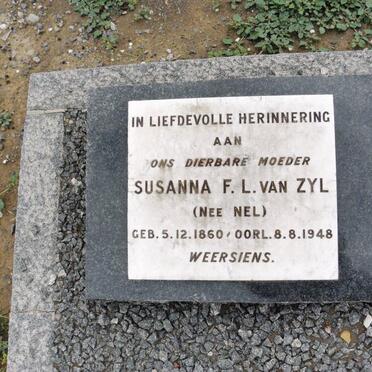 ZYL Susanna F.L., van nee NEL 1860-1948