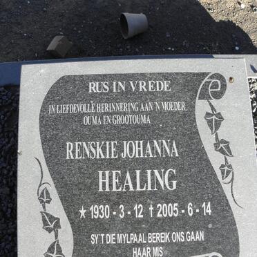 HEALING Renskie Johanna 1930-2005