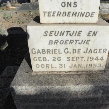 JAGER Gabriel C., de 1944-1953