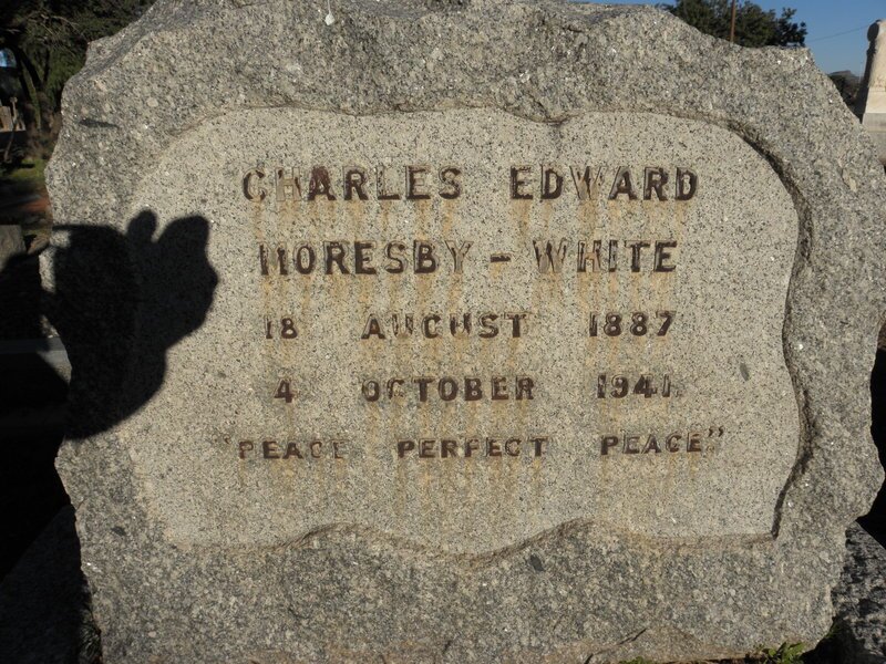 WHITE Charles Edward, Moresby 1887-1941