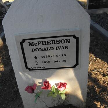 MCPHERSON Donald Ivan 1938-2010