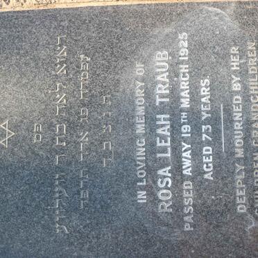 TRAUB Rosa Leah -1925