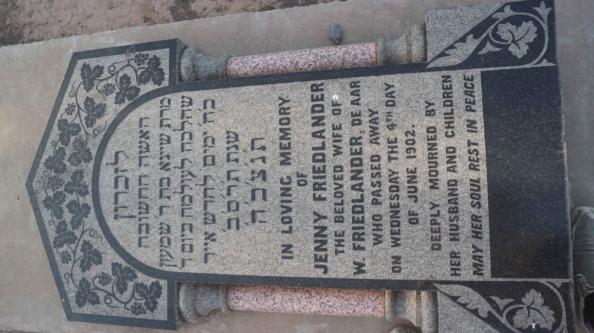 FRIEDLANDER Jenny -1902