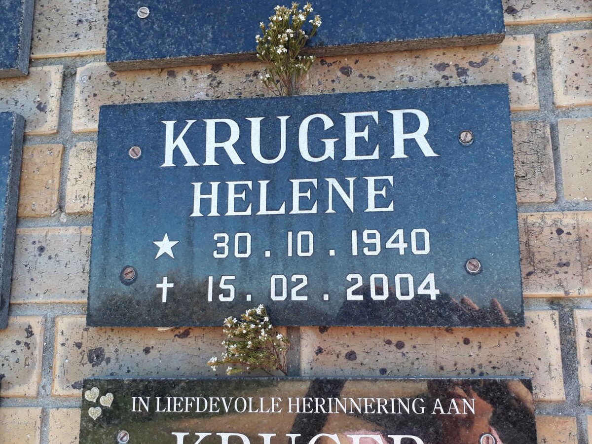 KRUGER Helene 1940-2004