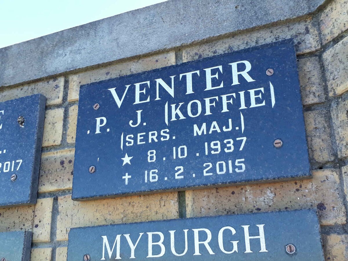 VENTER P.J. 1937-2015