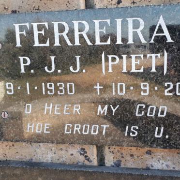 FERREIRA P.J.J. 1930-2008