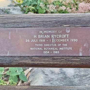 RYCROFT H. Brian 1918-1990