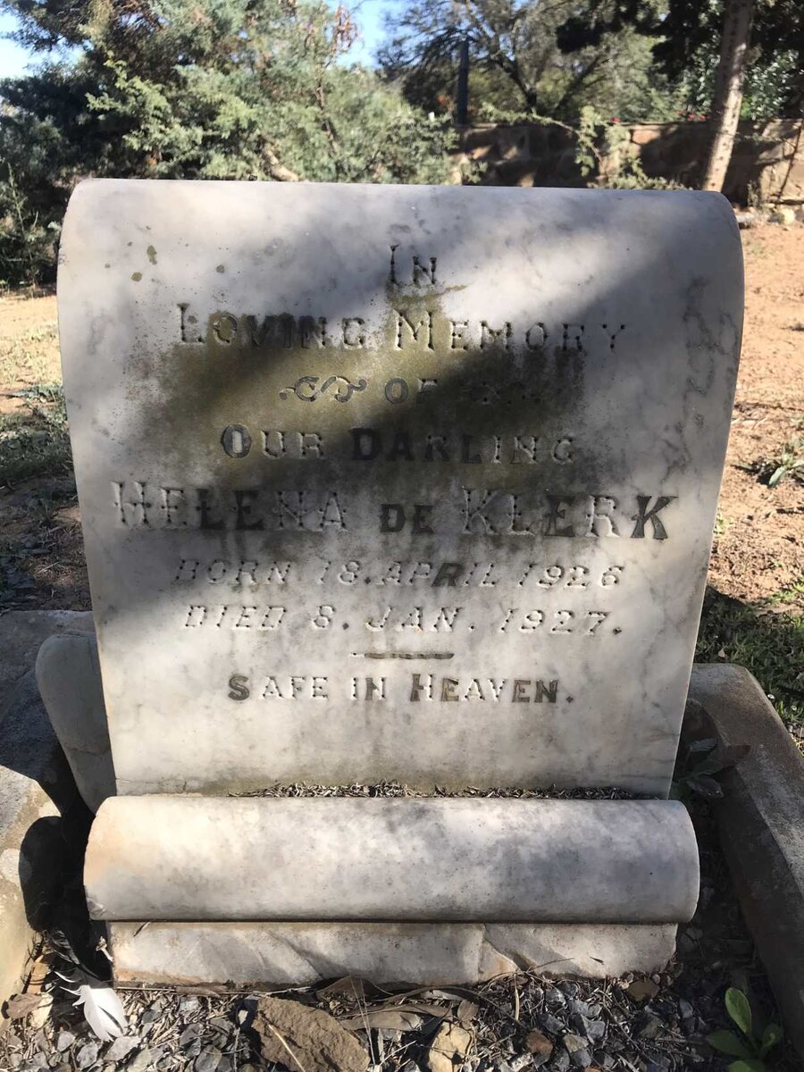 KLERK Helena, de 1926-1927