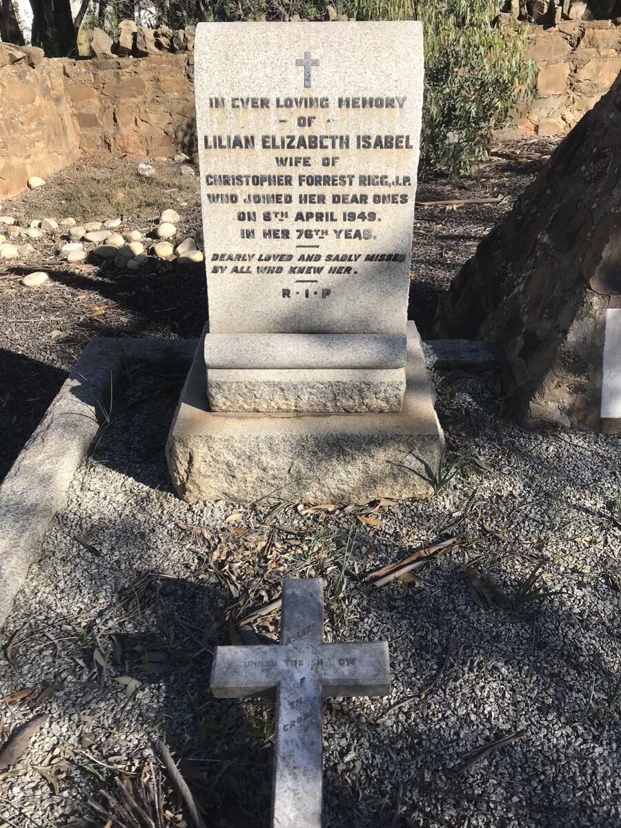RIGG Lilian Elizabeth Isabel -1949