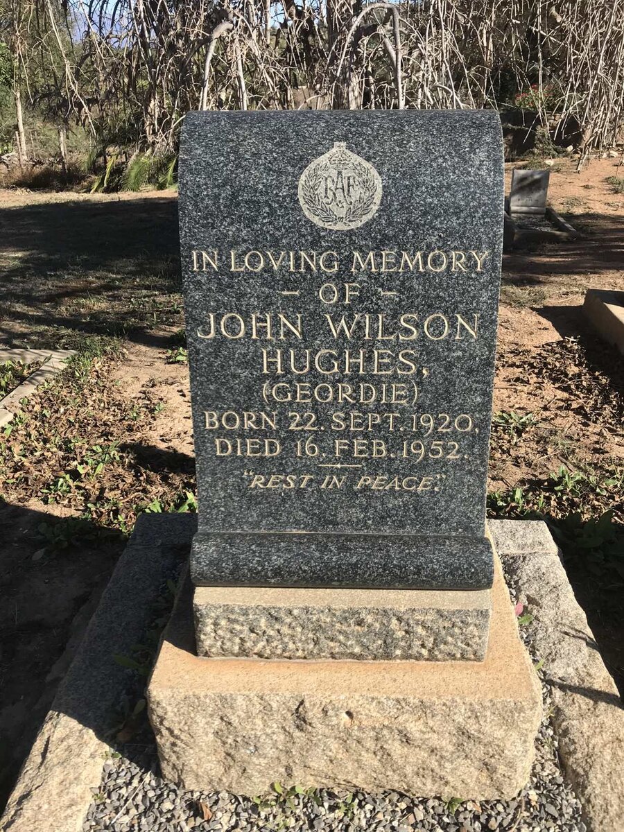 HUGHES John Wilson 1920-1952