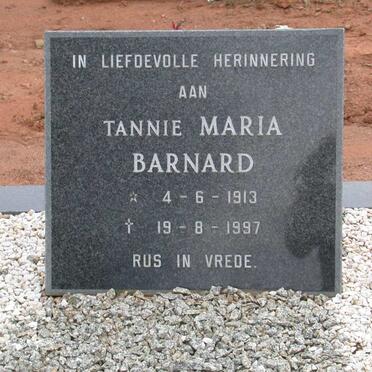 BARNARD Maria 1913-1997