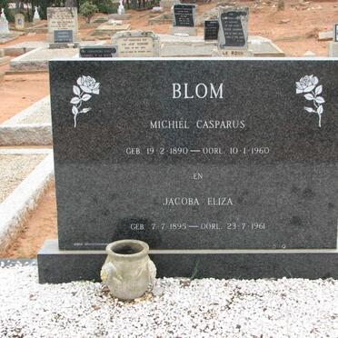 BLOM Michiel Casparus 1890-1960 &amp; Jacoba Eliza 1895-1961