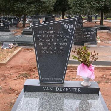 DEVENTER Petrus Jacobus, van 1919-1992