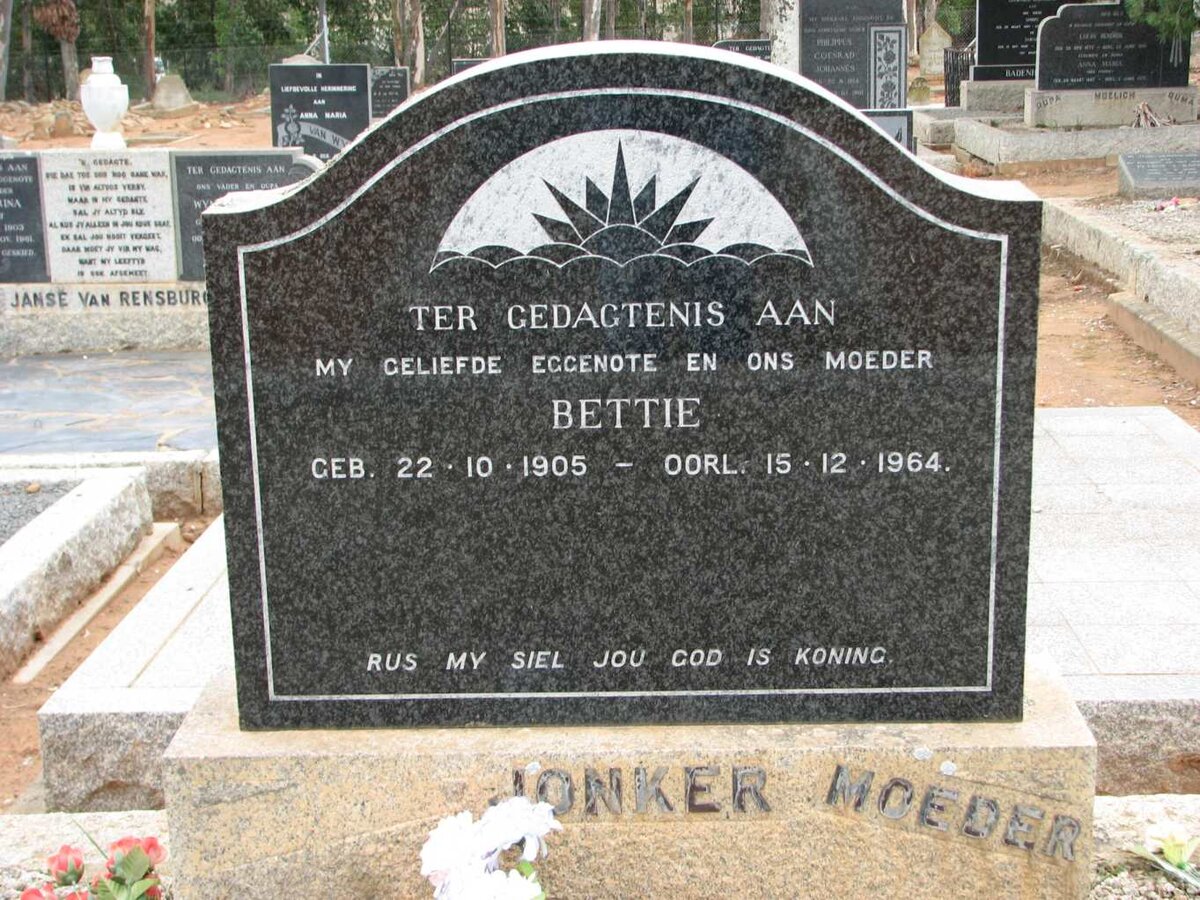 JONKER Bettie 1905-1964