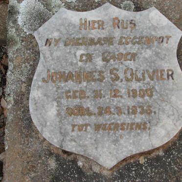 OLIVIER Johannes S. 1900-1936