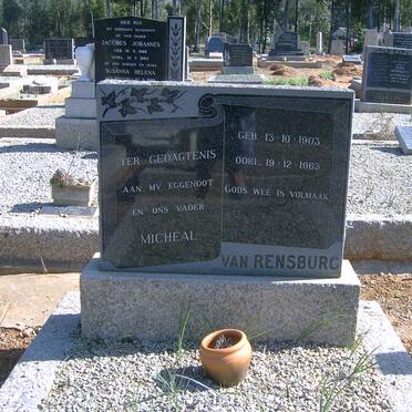 RENSBURG Micheal, van 1903-1963
