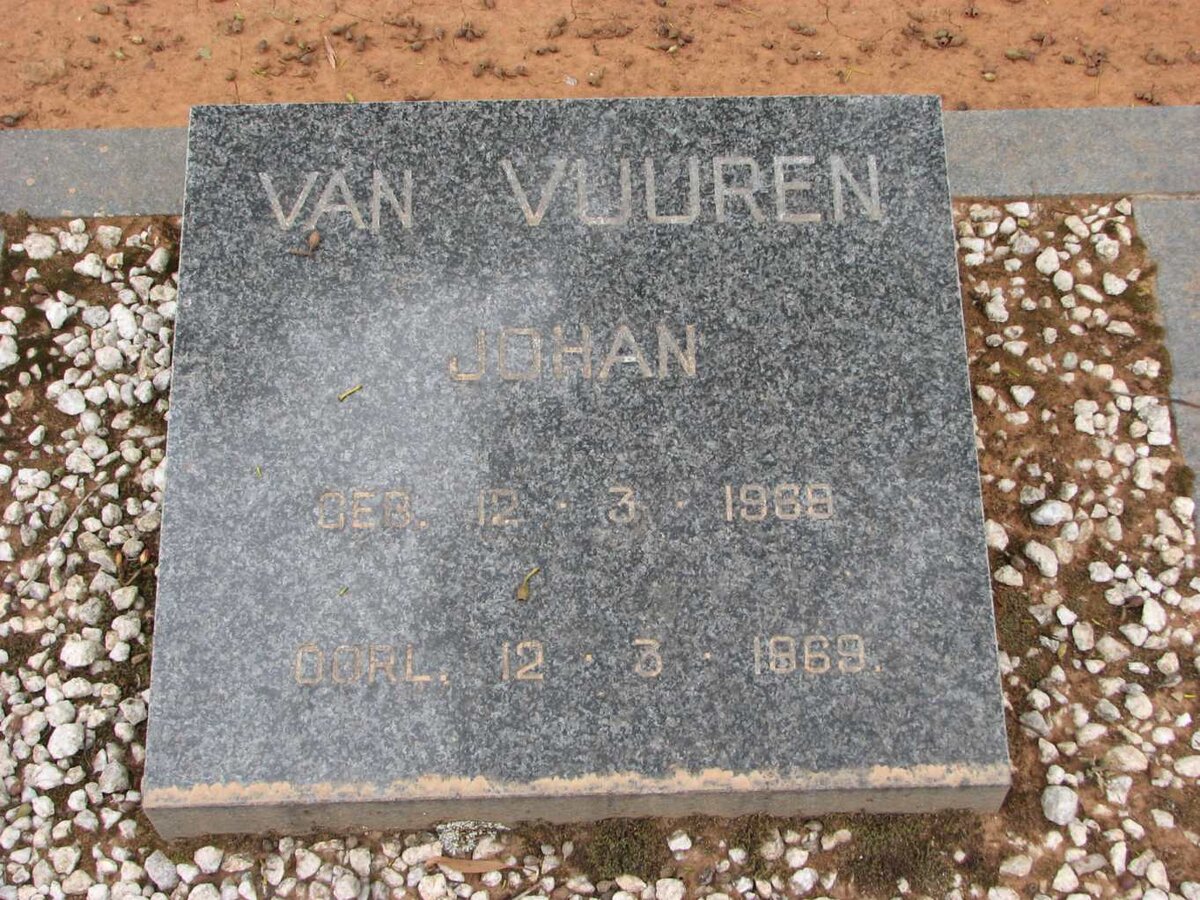 VUUREN Johan, van 1969-1969