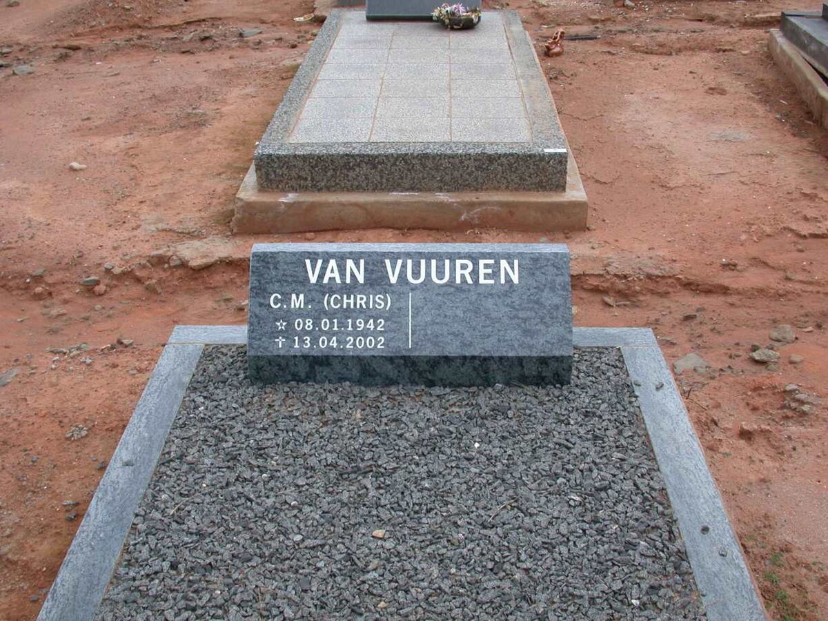 VUUREN C.M., van 1942-2002