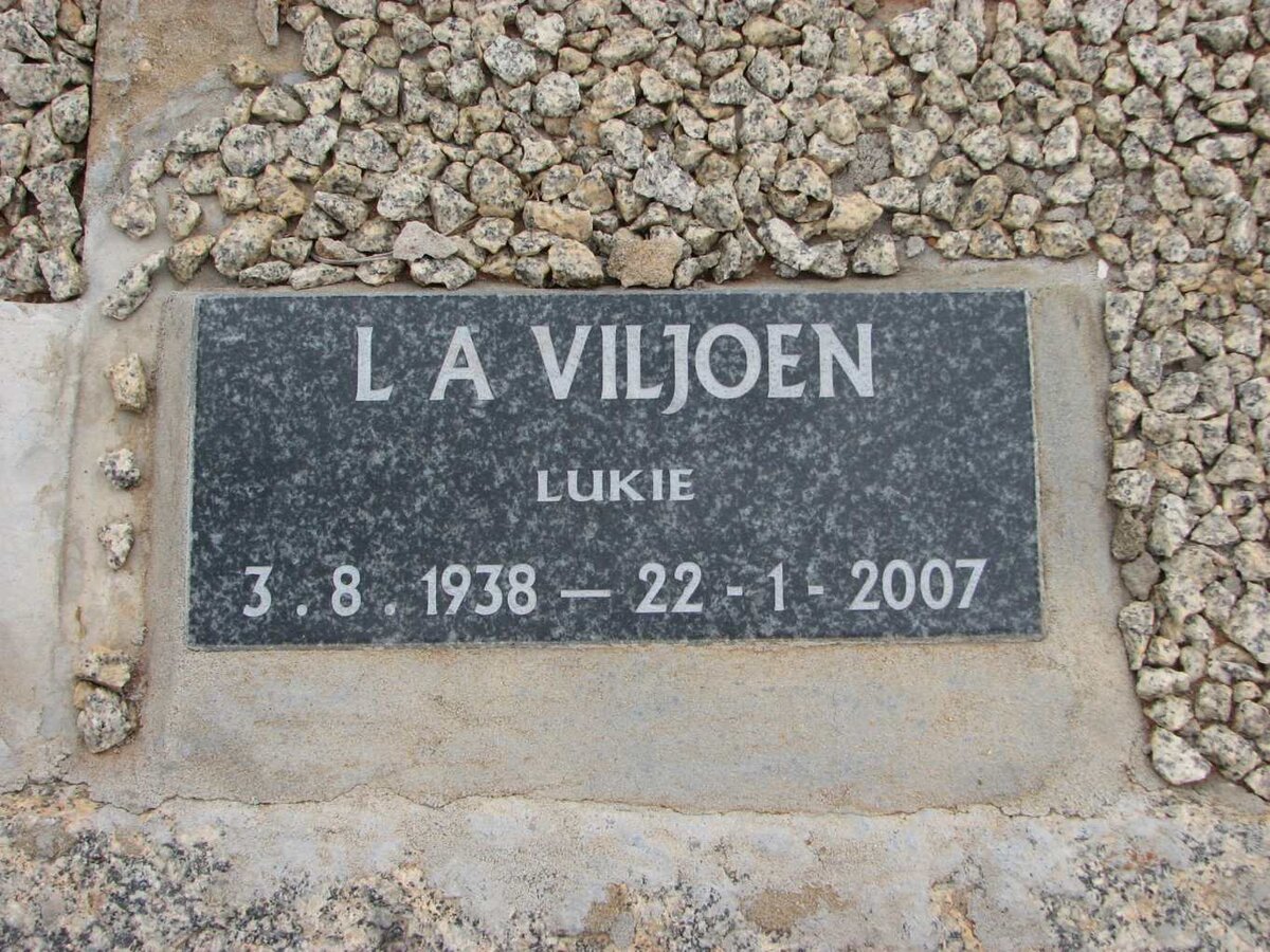VILJOEN L.A. 1938-2007