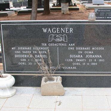 WAGENER Diederick Daniel 1908-198? &amp; Susara Johanna SWART 1910-1995