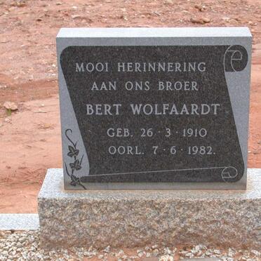 WOLFAARDT Bert 1910-1982