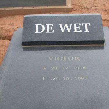 WET Victor, de 1916-1997