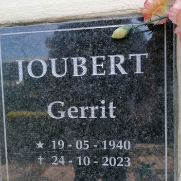 JOUBERT Gerrit 1940-2023