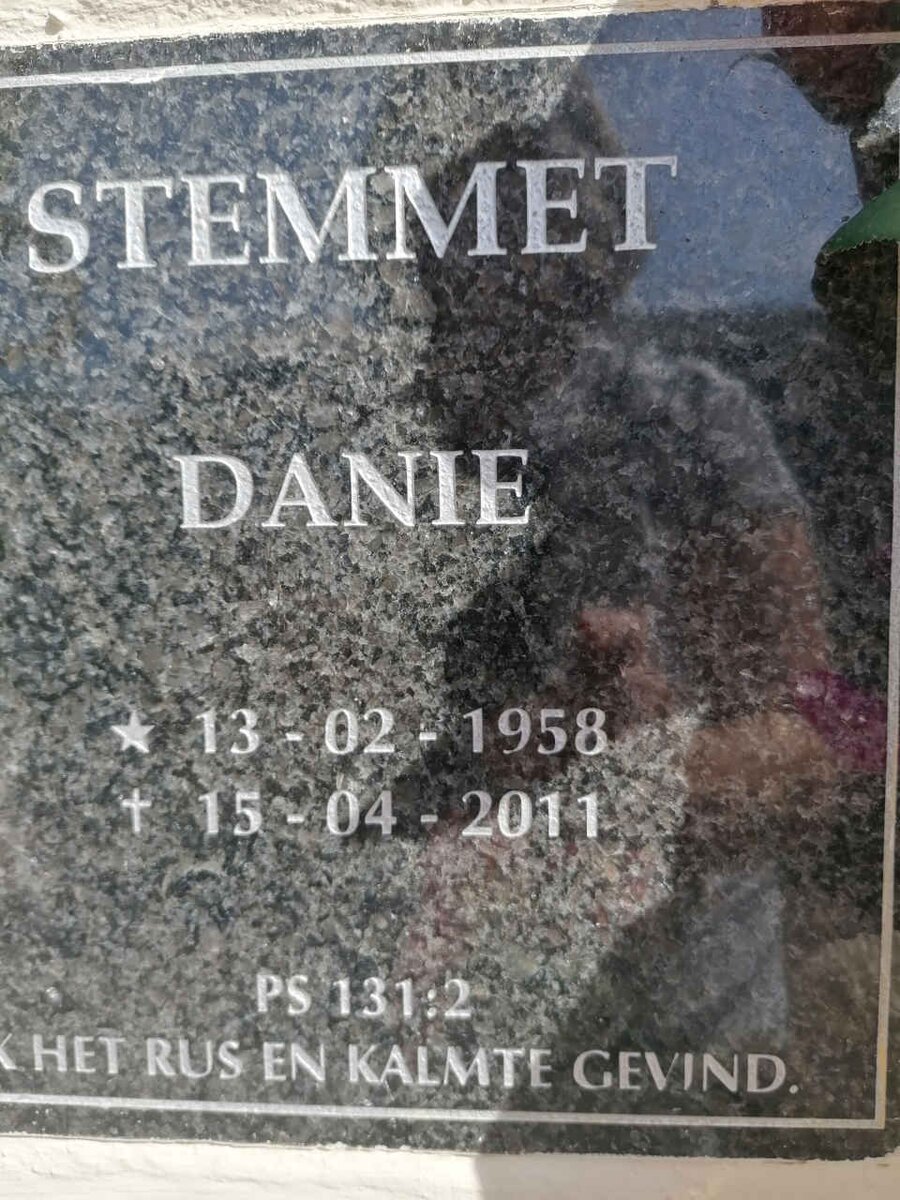 STEMMET Danie 1958-2011