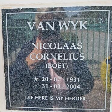 WYK Nicolaas Cornelius, van 1931-2004
